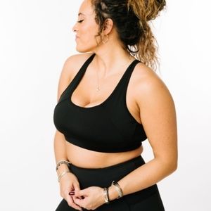 Ziya Active Black Classic Mesh Bra RC